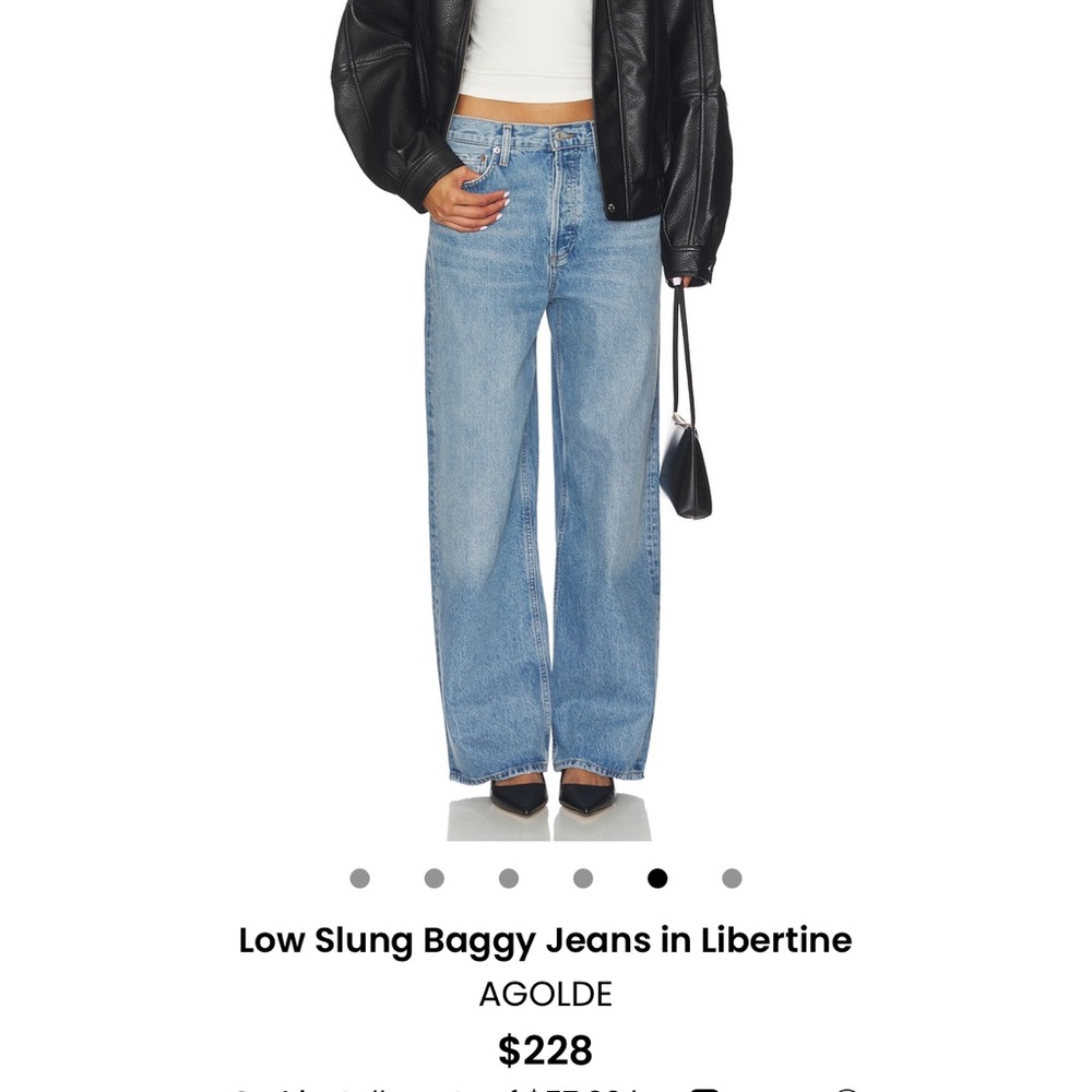 Low Slung Baggy Jeans in Libertine